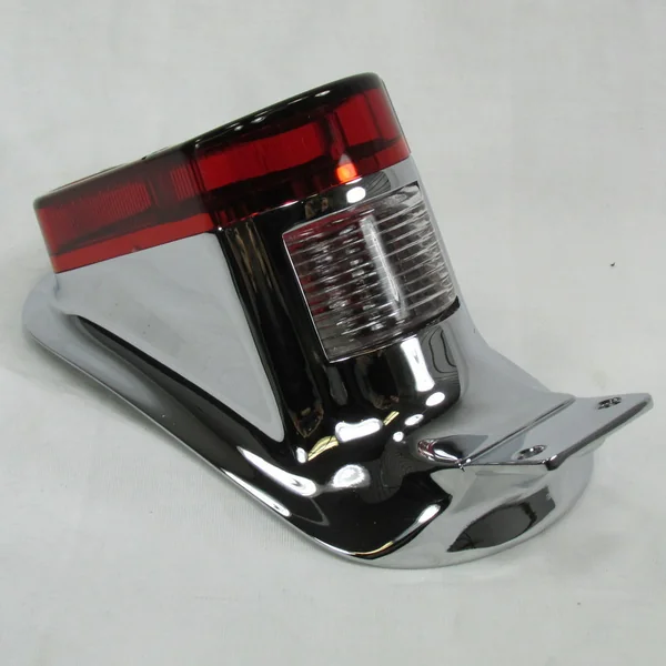 Tombstone Vintage Tail Light with License Plate Tag Mount - 1947-1954 Harley Davidson Style, Replaces HD PT# 68003-47T - Image 9