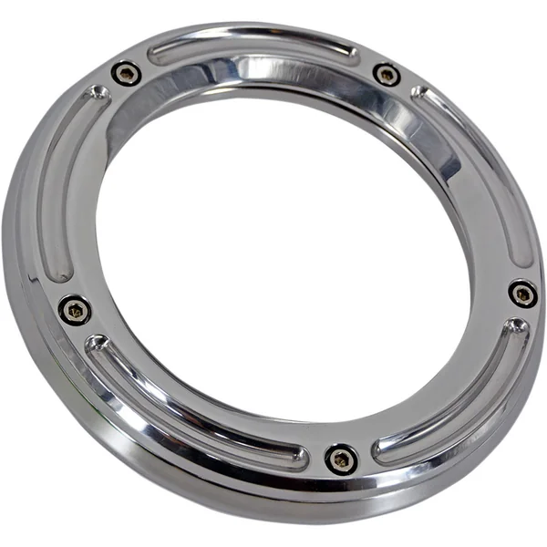 Trask Assault Derby Cover for 1999-2018 Harley - Chrome