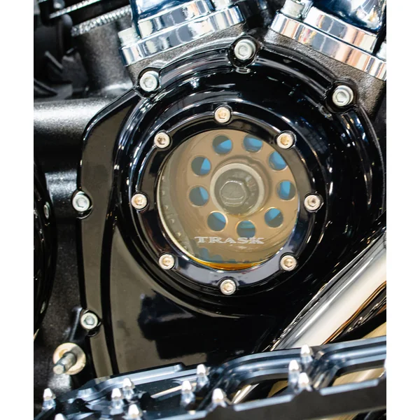 Trask Assault Series Cam Cover for 2017-2023 Harley M8 - Gloss Black - Image 3