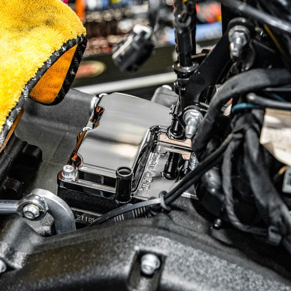 Trask Vented Transmission Top Cover for 2017-2026 Harley M8 - Chrome - Image 2