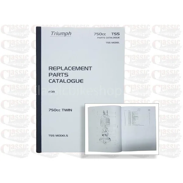 Triumph 1982 TSS Parts Book