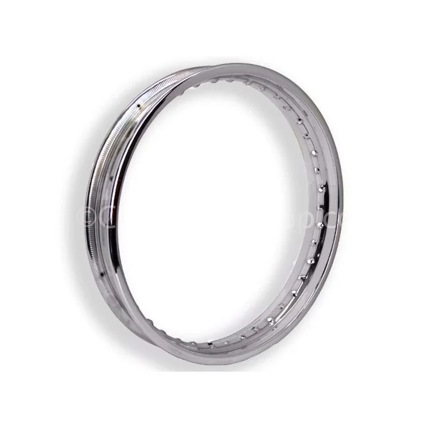 Triumph 500/650cc Unit British Chrome Rear Wheel Rim 18" WM2 Spool, Bolt on, QD OEM: 37-1471