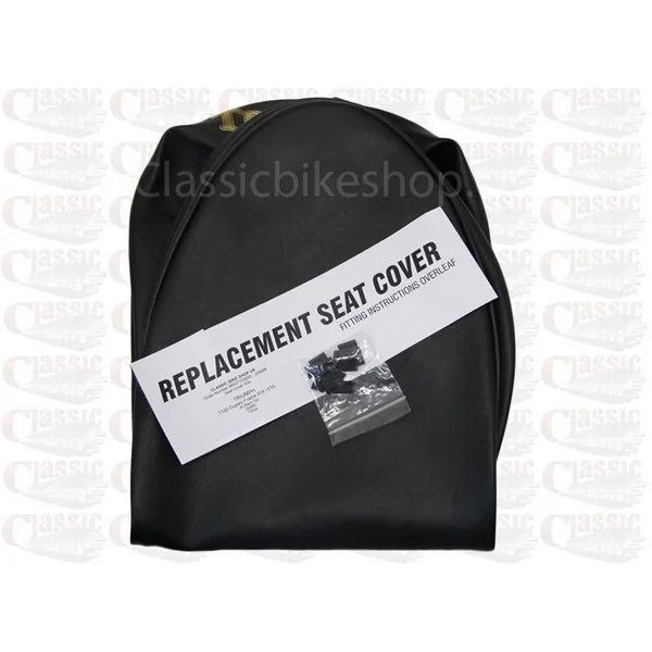 Triumph T120 Duplex Frame Seat Cover/ Black