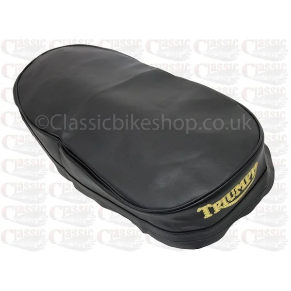 Triumph T120 Duplex Frame Seat Cover/ Black - Image 2