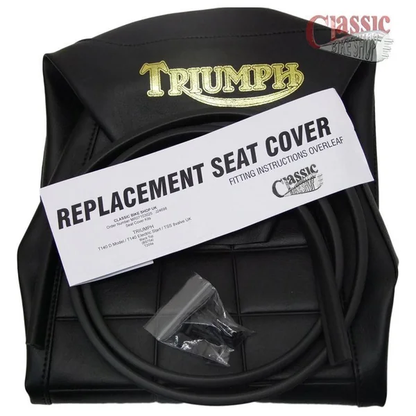 Triumph T140 D/ T140 Electric Start/ Tss 8 Valve Uk Seat Cover