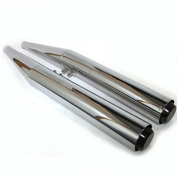 Triumph T160 Black Cap Silencers