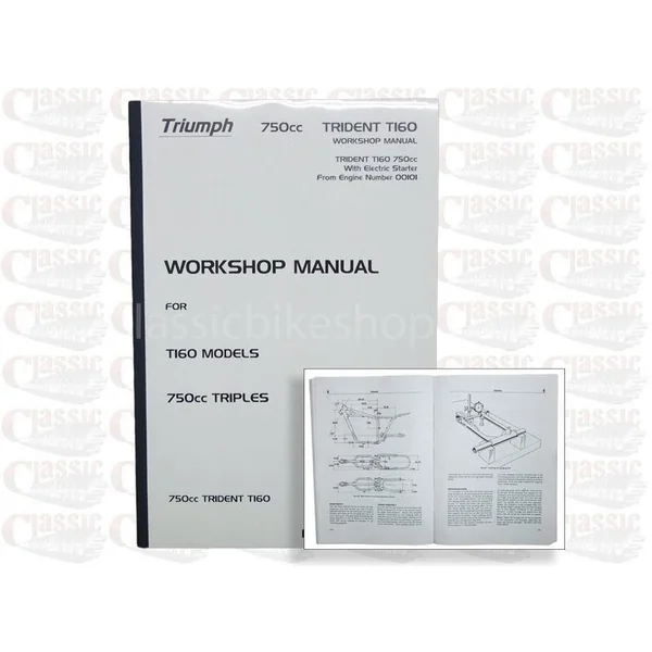Triumph T160 Trident Workshop Manual