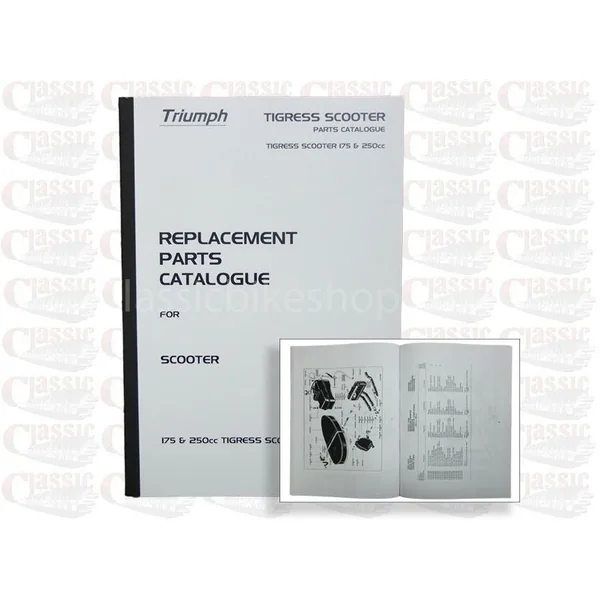 Triumph Tigress 175/ 250cc Parts Book