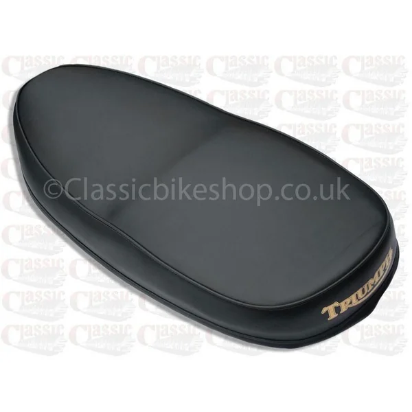 Triumph TR6/ T120 Duplex Frame Dual Seat 1960-62 Black - Image 2