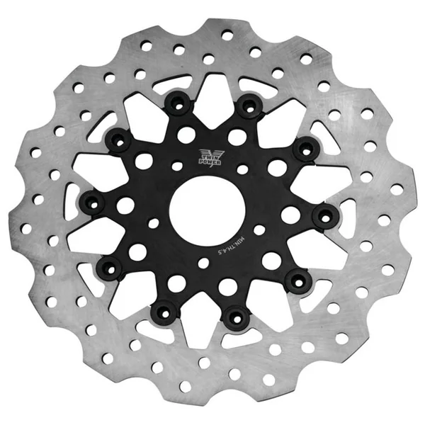Twin Power 11.8" Scalloped Front Brake Rotor for 2008-2020 Harley*