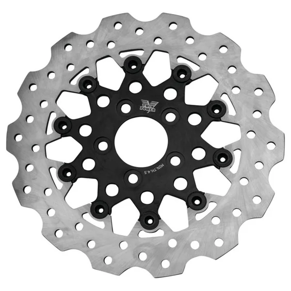 Twin Power Scalloped Rear Brake Rotor for 2008-2021 Harley Touring