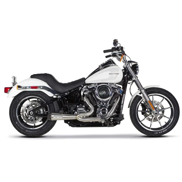 Two Brothers Racing 2-Into-1 Gen II Comp-S Exhaust for 2018-2023 Harley Softail Sport Glide - Stainless Steel - Image 2