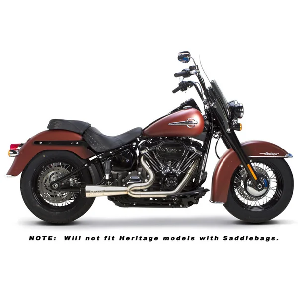Two Brothers Racing 2-Into-1 Gen II Comp-S Exhaust for 2018-2023 Harley Softail Sport Glide - Stainless Steel - Image 4