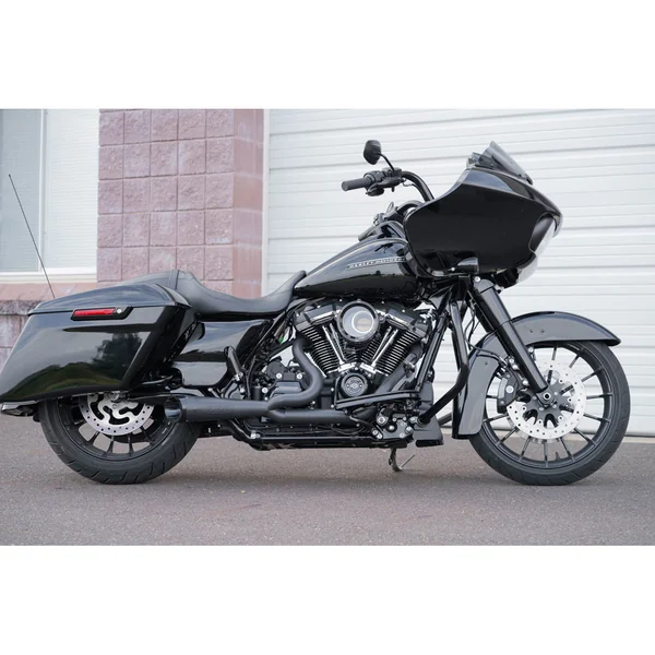 Two Brothers Racing Turnout Shorty 2-1 Exhaust for 2017-2023 Harley Touring - Black - Image 5