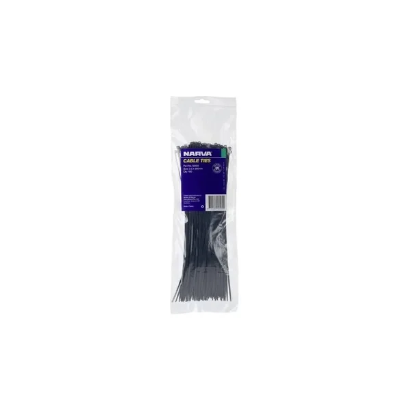 Ultima Cable Ties 12″ x 5/32″, black, 100 Piece
