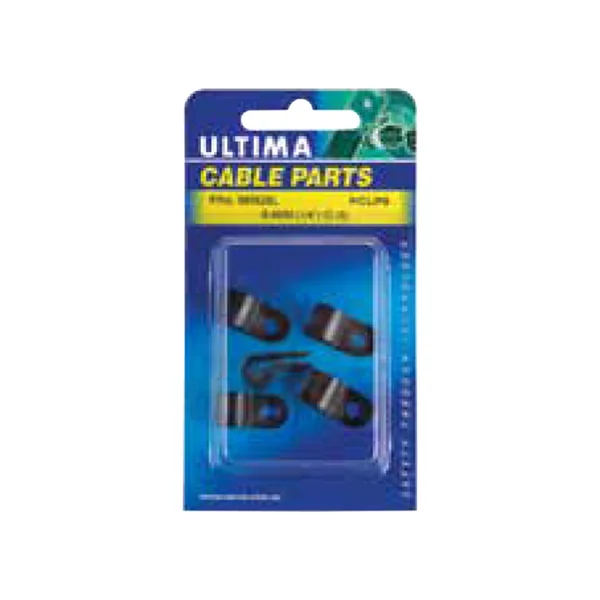 Ultima Nylon Cable Clamps (P-Clips) 3/16″ – Black, UV Weather Resistant