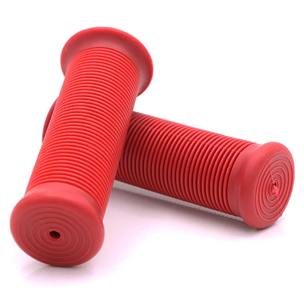 Universal 7/8" Red Ribbed Handlebar Grips