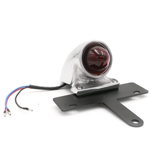 Universal Sparto Tail Light With Number Plate Bracket in Alloy Housing