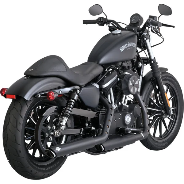 Vance & Hines 3" Round Twin Slash Slip-On PCX Mufflers for 2014-2022 Harley Sportster