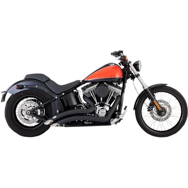 Vance & Hines Big Radius Exhaust for 1986-2017 Harley Softail - Black