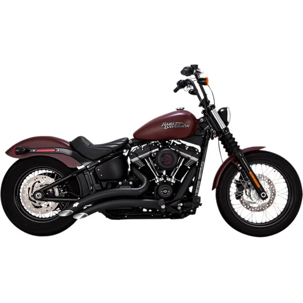Vance & Hines Big Radius Exhaust for 2018-2022 Harley Softail Models* - Black - Image 2