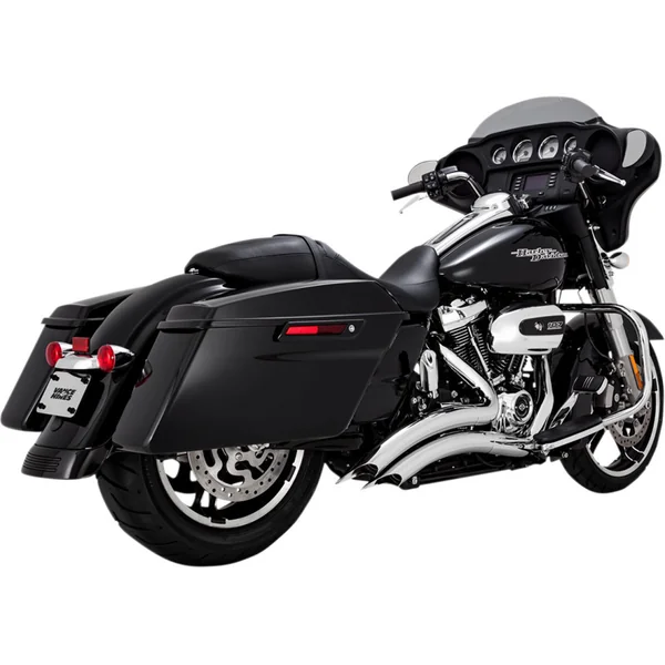 Vance & Hines Big Radius PCX Exhaust for 2017-2023 Harley Touring - Chrome - Image 2