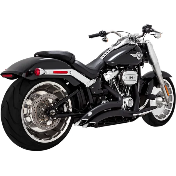 Vance & Hines Big Radius PCX Exhaust for 2018-2024 Harley Softail FXBR/FLFB - Black