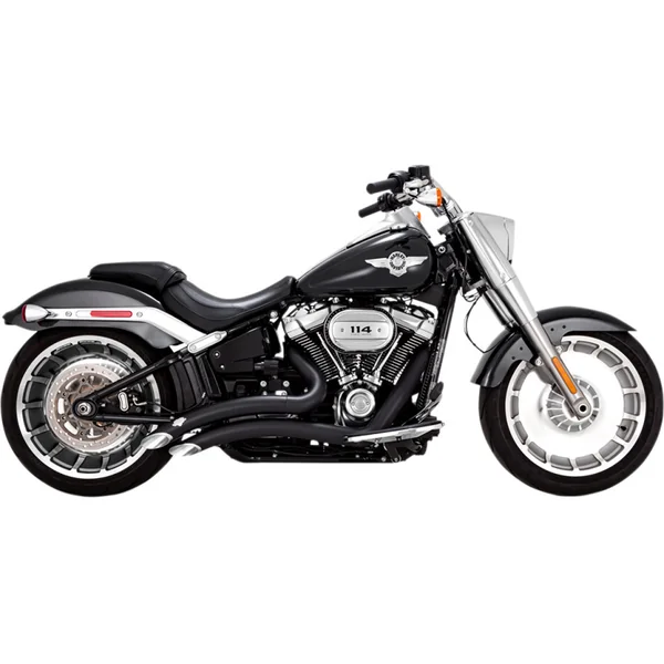Vance & Hines Big Radius PCX Exhaust for 2018-2024 Harley Softail FXBR/FLFB - Black - Image 2