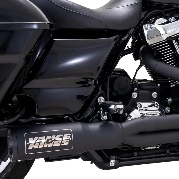 Vance & Hines Hi-Output RR Exhaust for 2017-2023 Harley Touring - Black - Image 2