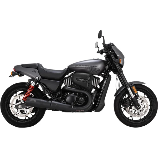 Vance & Hines Hi-Output Slip-On Exhaust Muffler for 2015-2020 Harley Street - Black - Image 2