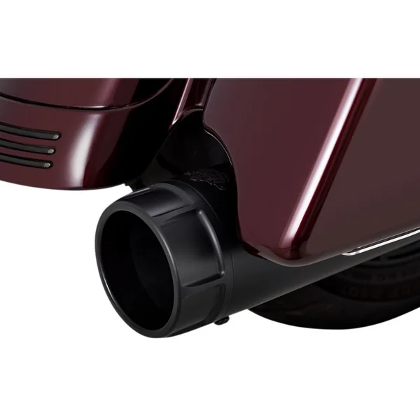 Vance & Hines Torquer 450 Slip-On Mufflers for 1995-2016 Harley Touring - Black - Image 2