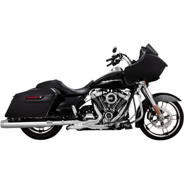 Vance & Hines Torquer 450 Slip-On Mufflers for 2017-2022 Harley Touring - Chrome - Image 2