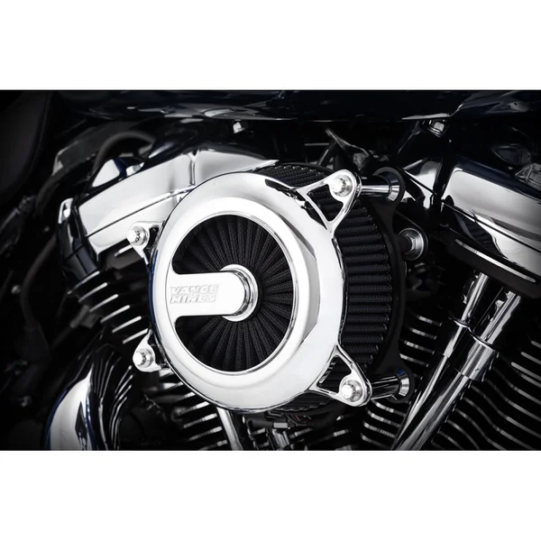 Vance & Hines VO2 Rogue Air Intake Kit For 2008-2017 Harley Twin Cam Electronic Throttle - Chrome