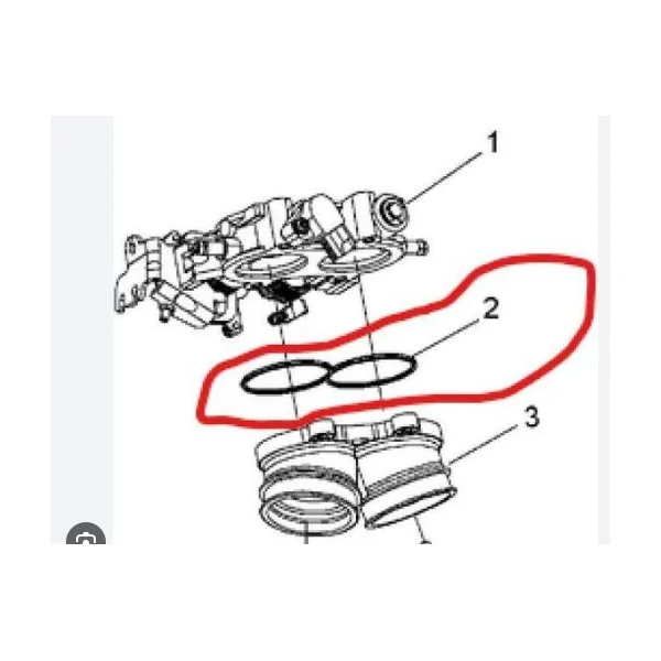 Victory Throttle Body Seal O-RING OEM Part 5412882 FITS 2008 – 2017