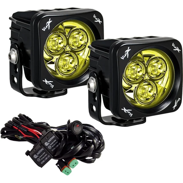 Vision X 3″ Square CG2 Multi LED Light Cannon Kit - Image 4