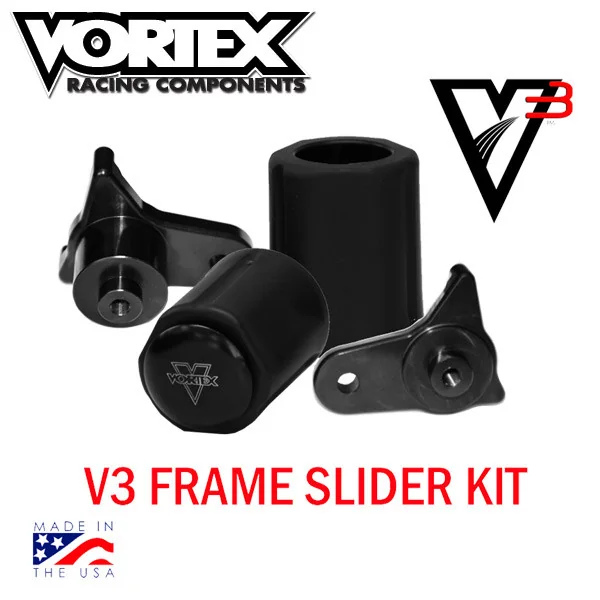 Vortex V3 Frame Sliders (No Fairing Mods) Suzuki GSX-R600 11-25
