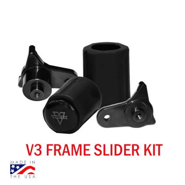 Vortex V3 Frame Sliders (No Fairing Mods) Suzuki GSX-R750 11-25
