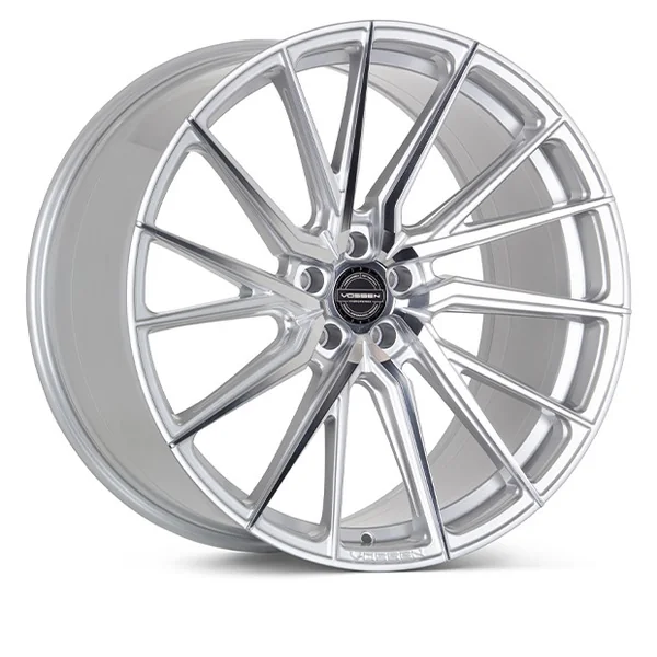 Vossen HF-4T Hybrid Forged Rear Left Wheel, Silver Polished, Deep Face, 20x10.5 +452015-2026 Mustang