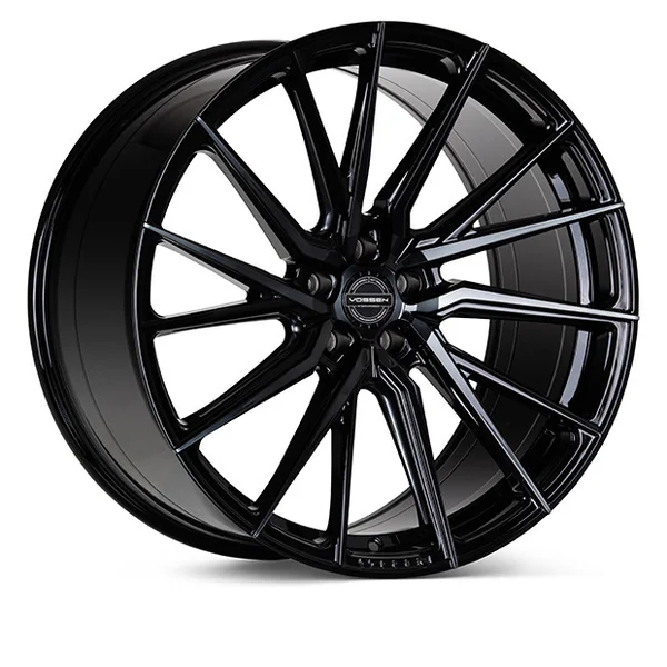 Vossen HF-4T Hybrid Forged Rear Left Wheel, Tinted Gloss Black, Deep Face, 20x10.5 +452015-2026 Mustang