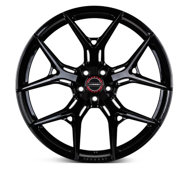 Vossen HF-5 Hybrid Forged Front Wheel, Gloss Black, Flat Face, 20x9 +352020-2026 Corvette - Image 2