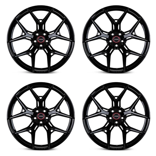 Vossen HF-5 Hybrid Forged Wheel Set, Gloss Black, 20x9.5 +20/20x11 +402010-2024 Camaro
