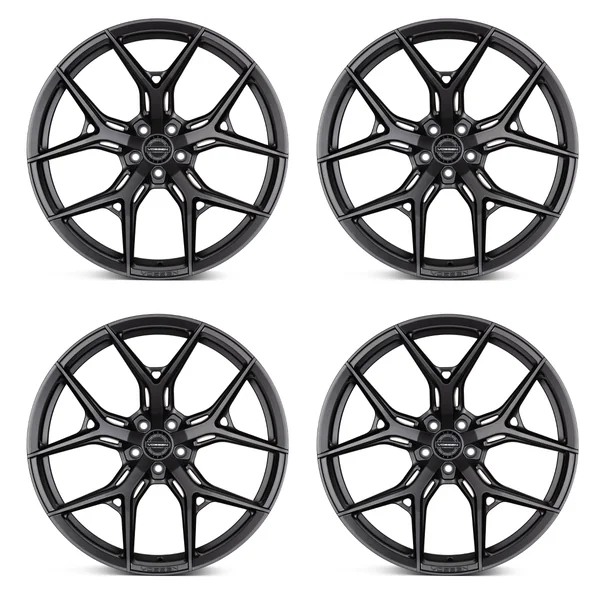 Vossen HF-5 Hybrid Forged Wheel Set, Matte Gun Metal, 20x9.5 +20/20x11 +402010-2024 Camaro
