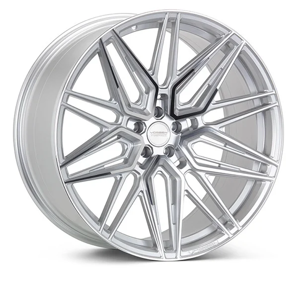 Vossen HF-7 Hybrid Forged Front Wheel, Silver Polished, Flat Face, 20x9 +352020-2026 Corvette