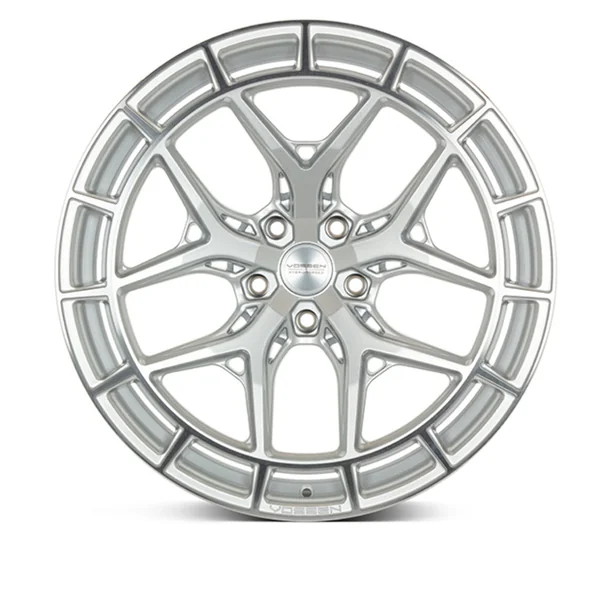 Vossen HFX-1 Hybrid Forged Wheel Set, Silver Polished, 20x9.5 +25/20x10.5 +452015-2026 Mustang - Image 2