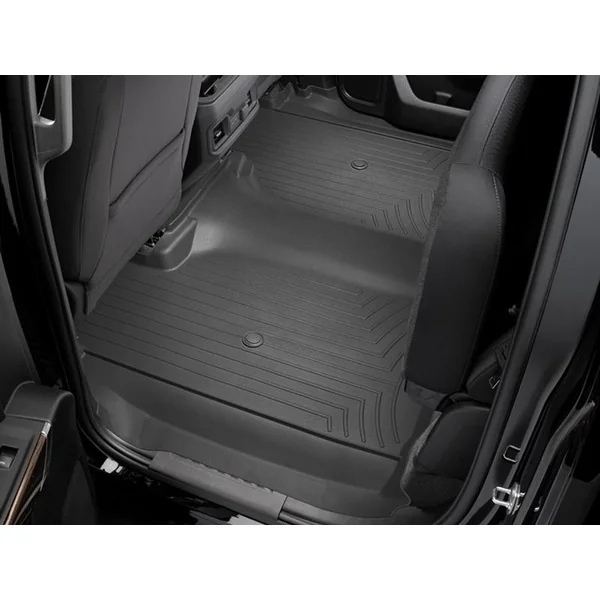 WeatherTech 2nd Row FloorLiner, Black2019-2026 Silverado & GMC Sierra 1500 Crew Cab w/o Underseat Storage Box