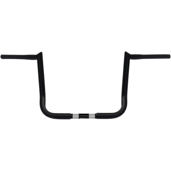 Wild 1 Chubby 1-1/4" Hooked Handlebars 14" for 1996-2019 Harley Touring - Black