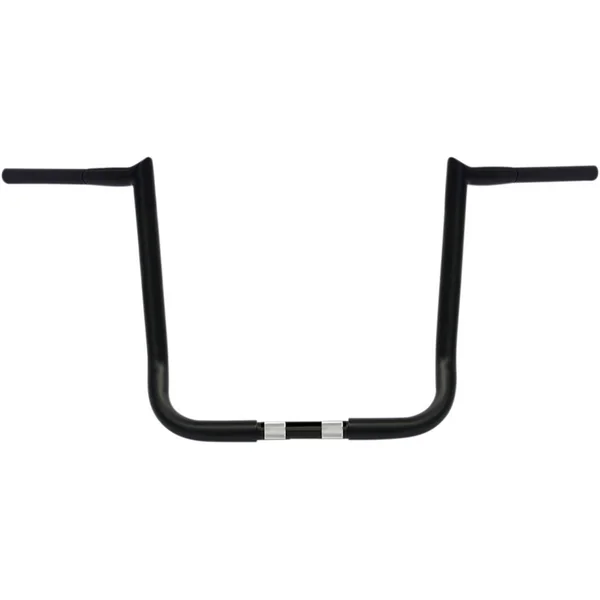 Wild 1 Chubby 1-1/4" Hooked Handlebars 16" for 1996-2019 Harley Touring - Black