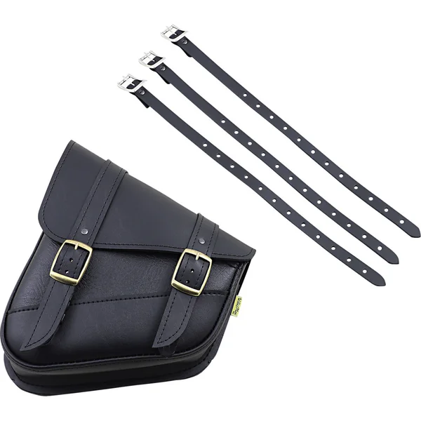 Willie & Max Triangulated Brass Monkey Swingarm Bag - Black