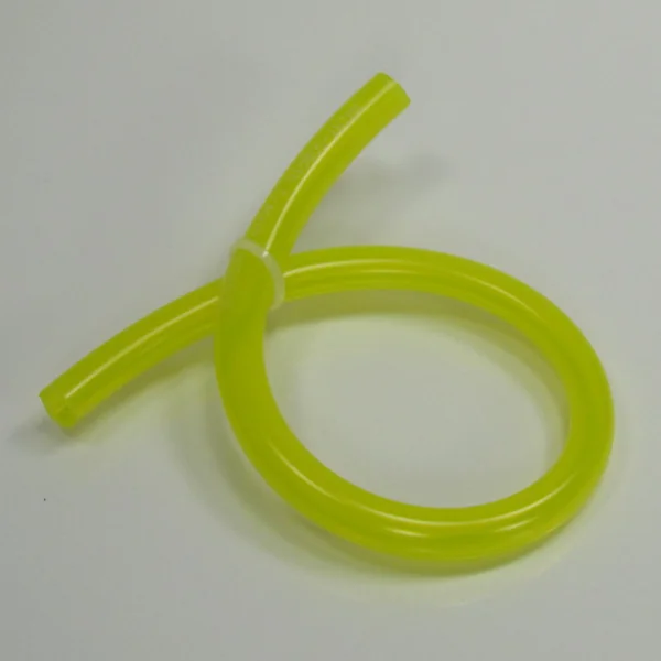 Yellow Fuel Line Hose - 12" length, 1/4" ID, 3/8" OD - Perfect for Petcocks with 1/4" or 5/16" Outlets