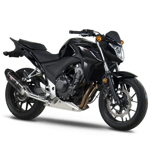 Yoshimura Honda CBR500R 13-15 Street R-77 Carbon Slip-On Exhaust SS-CF-CF - Image 3